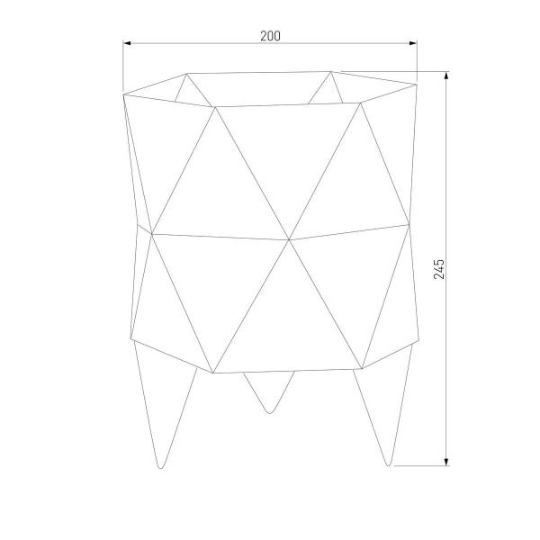 Настольная лампа TK Lighting 3052 Siro Black Gold