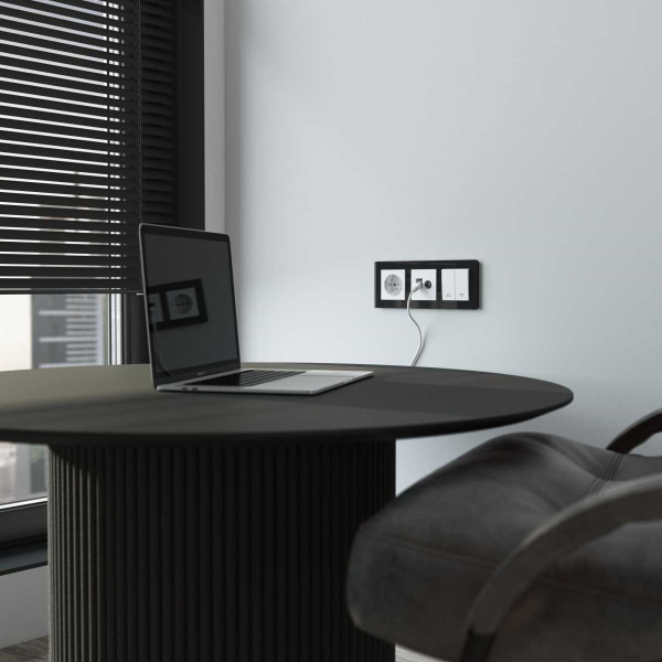 Розетка Werkel TV/RJ-45 6 кат белый W1181301 4690389174414