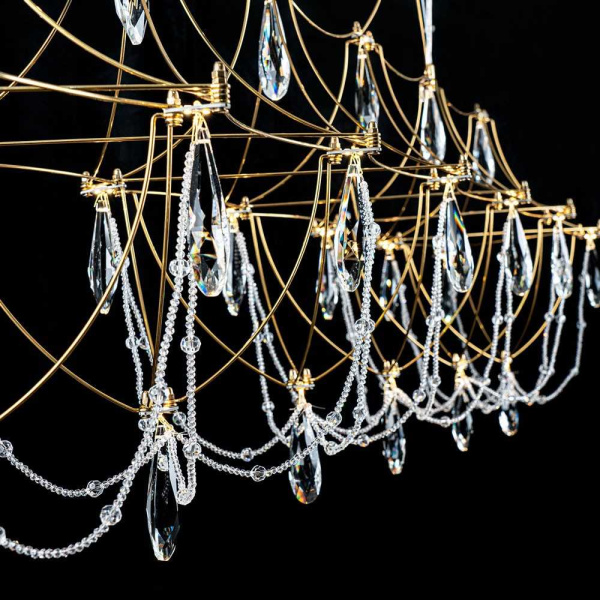 Подвесная светодиодная люстра Modelux Premium ML.5603.1200P BS