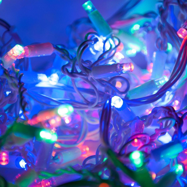 Уличная светодиодная гирлянда Eurosvet Бахрома 230V 100-101 мульти