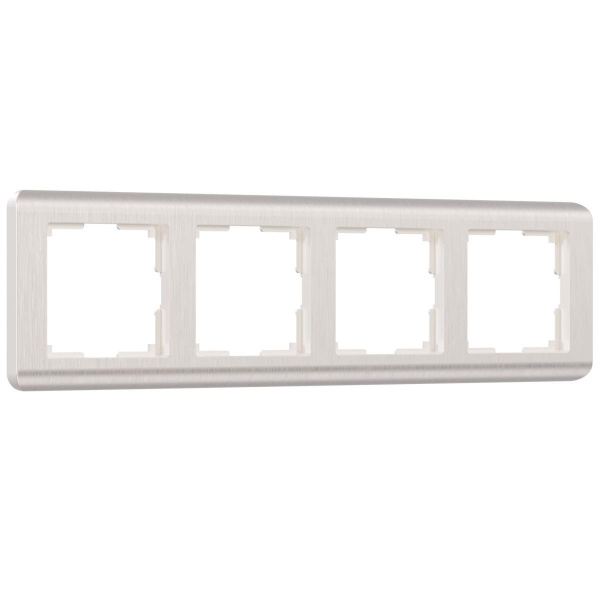 Рамка на 4 поста Werkel Stream перламутровый W0042113 4690389162503