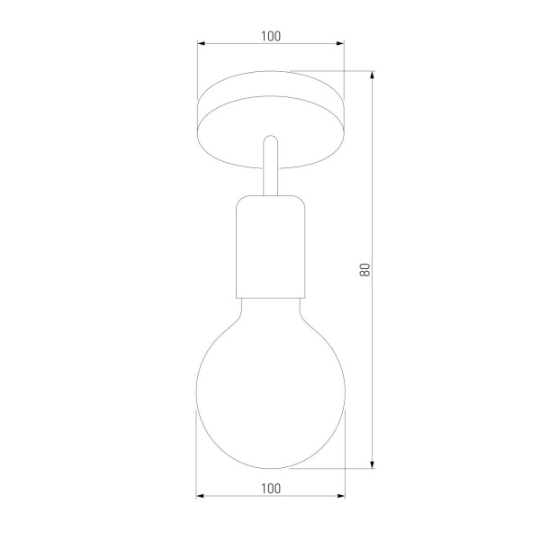 Потолочный светильник TK Lighting 1901 Retro