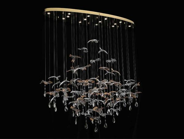 Люстра NEWPORT 8220/140 С oval gold polished