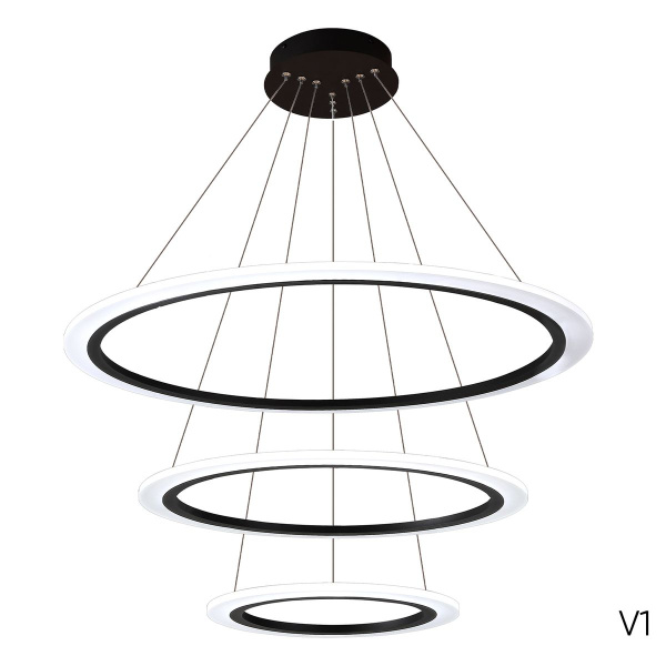 Подвесной светодиодный светильник Crystal Lux Manzana SP67W Led  Black