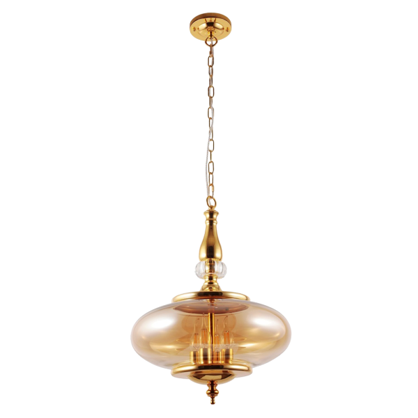 Подвесной светильник Crystal Lux Miel SP4 Gold