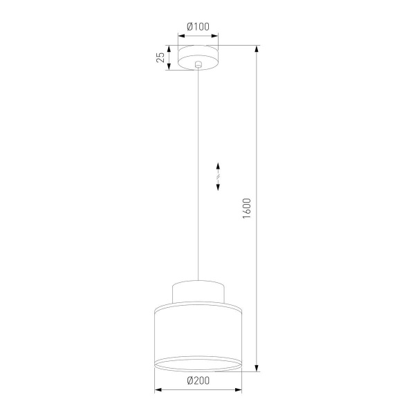 Подвесной светильник TK Lighting 3255 Duo
