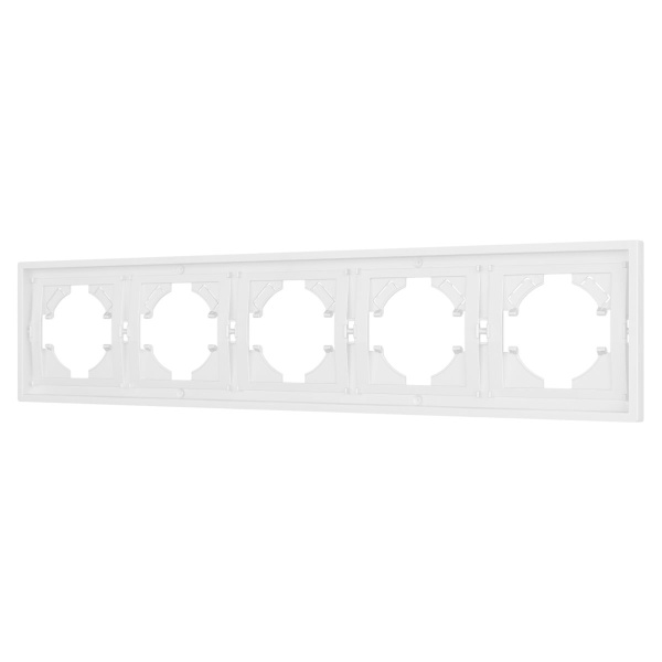 Рамка пластиковая FRM-TENDO-PL-5-WH Arlight 053851