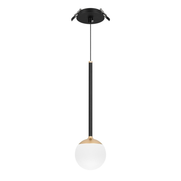 Светильник SP-BEADS-HANG-BUILT-T-R100-8W Warm3000 (BK-GD, 180 deg, 230V) Arlight 056420