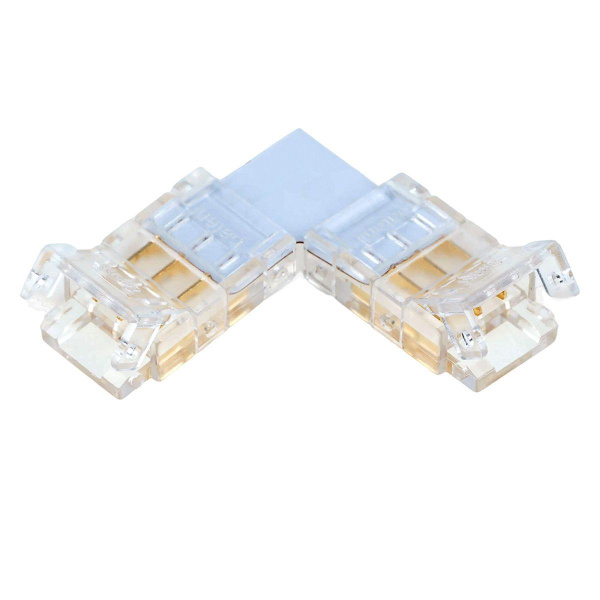 Соединитель угловой 10мм для ленты CCT SMD ленты шириной 8 мм Feron LD172 52003