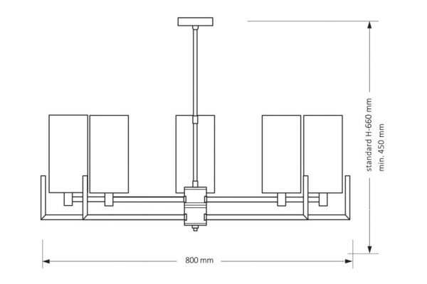 Подвесная люстра KUTEK MOOD Nemi NEM-ZW-5(Z)