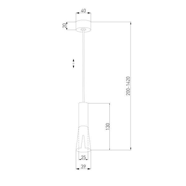 Подвесной светодиодный светильник Elektrostandard Pino 50311 LED a067972