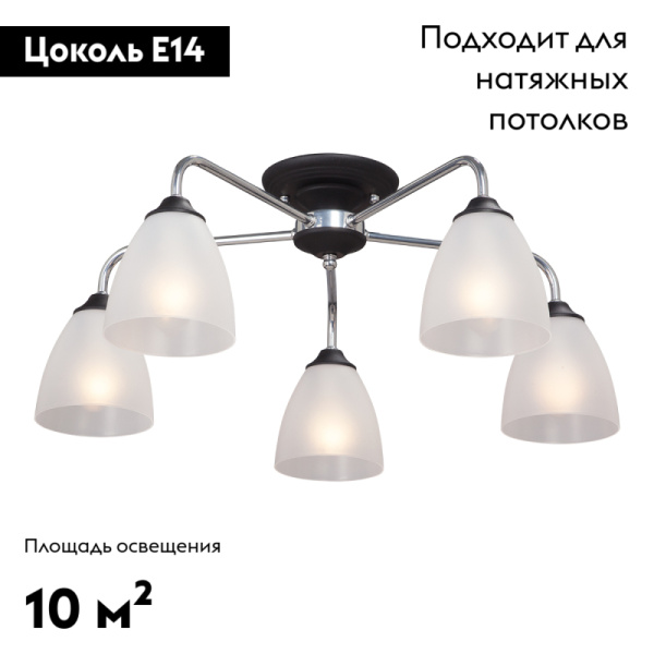 Потолочная люстра Vitaluce V3946-1/5PL