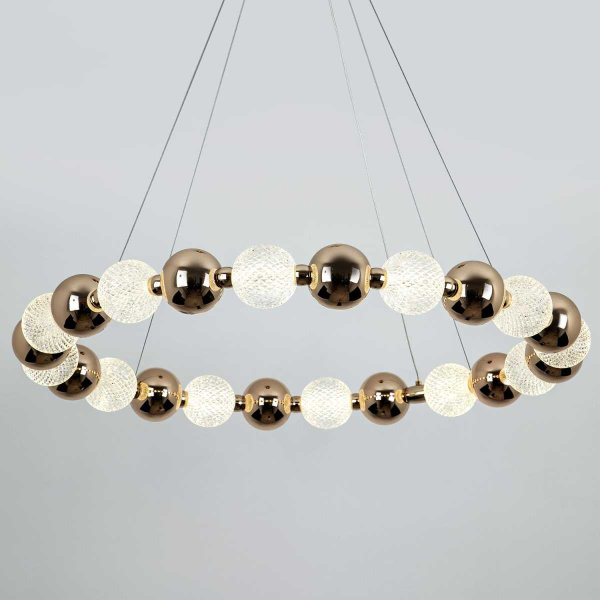 Подвесная светодиодная люстра Modelux Modestyle MS.8012.800 GD