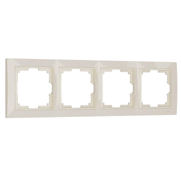 Рамка на 4 поста Werkel Snabb basic слоновая кость W0042003 4690389161438