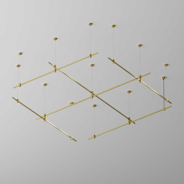 Шинопровод Maytoni Technical Flarity латунь 2м TRX154-112BS