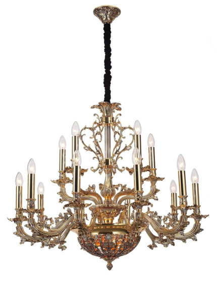 Подвесная люстра Lucia Tucci Firenze 1780.15.3 Antique Gold