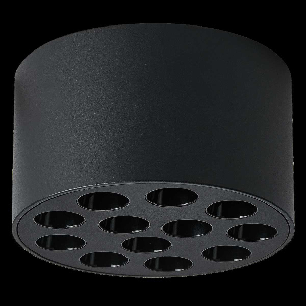 Светильник потолочный 9W 750LM 4000K, черный Guarda Lightstar 080947