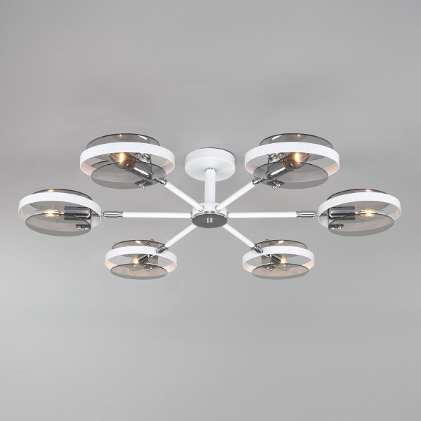 Потолочная люстра Eurosvet Gallo 70121/6 белый Smart