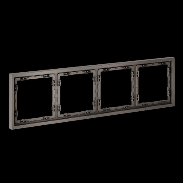 Рамка пластиковая S70 на 4 пост, (капучино) Voltum VLS100414