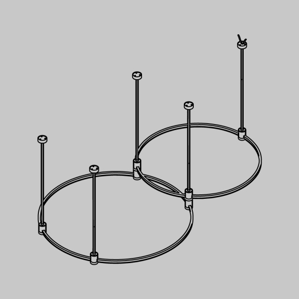 Готовая конструкция (набор) Maytoni Technical TFC-Flar-M01-PT
