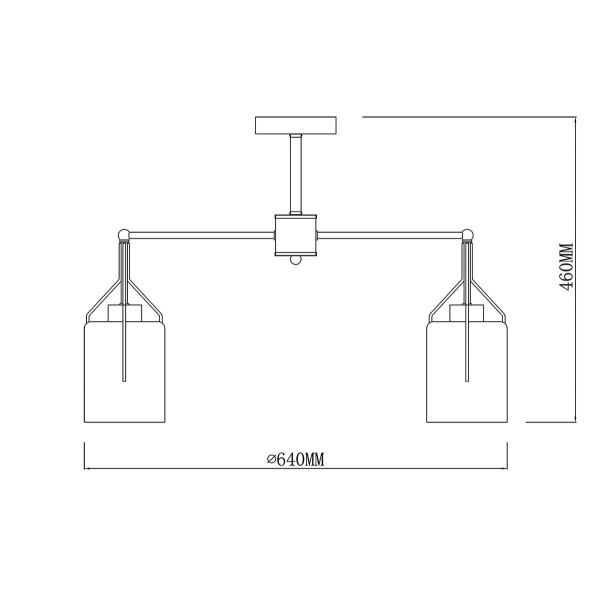 Потолочная люстра Escada DIVITA 688/5P