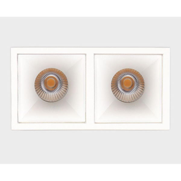 Встраиваемый светильник Italline IT06-6020 white 3000K - 2 шт. + IT06-6022 white