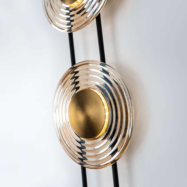 Настенный светодиодный светильник Modelux Modestyle MS.1508.03 BK-BS