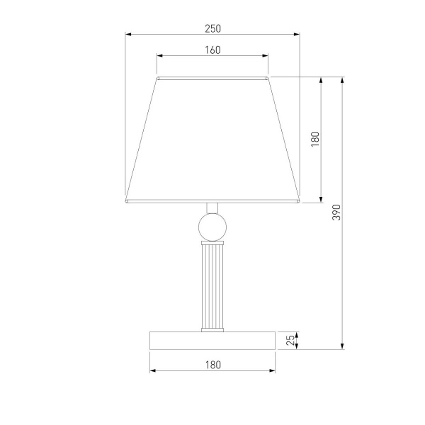Настольная лампа Eurosvet Conso 01145/1 хром