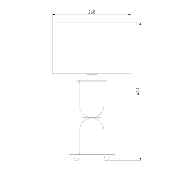 Настольная лампа Eurosvet Caprera 01153/1 никель