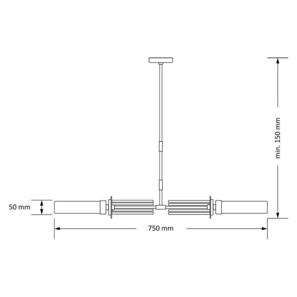 Подвесной светильник KUTEK MOOD MUS-ZW-2(ZM)