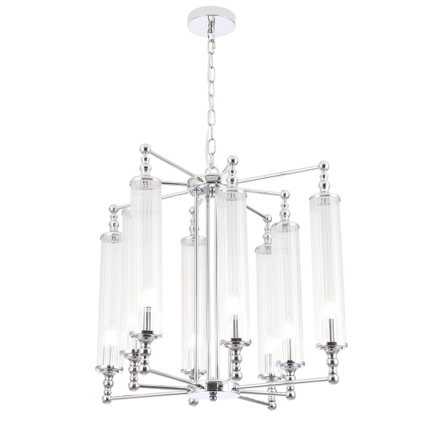 Подвесная люстра Crystal Lux Tomas SP8 D650 Chrome
