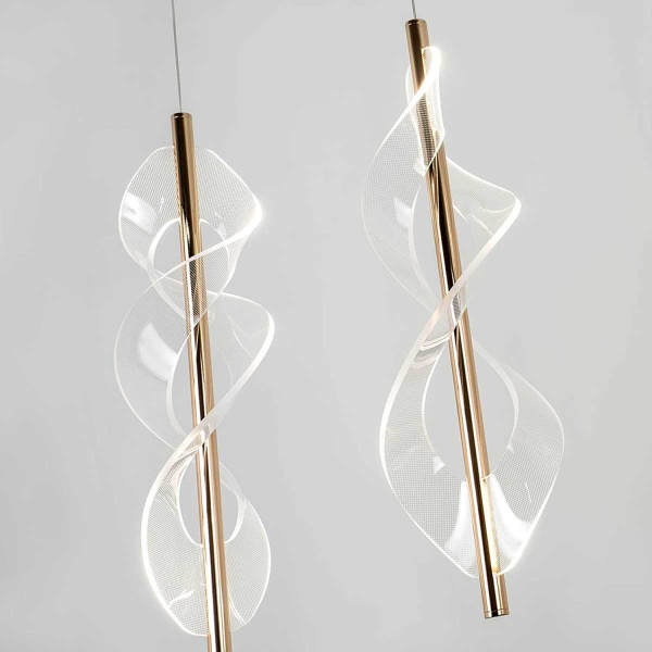 Подвесной светодиодный светильник Modelux Modestyle MS.3028.4 GD