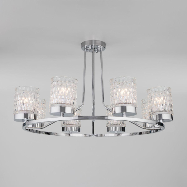 Потолочная люстра Eurosvet Calle 60127/8 хром