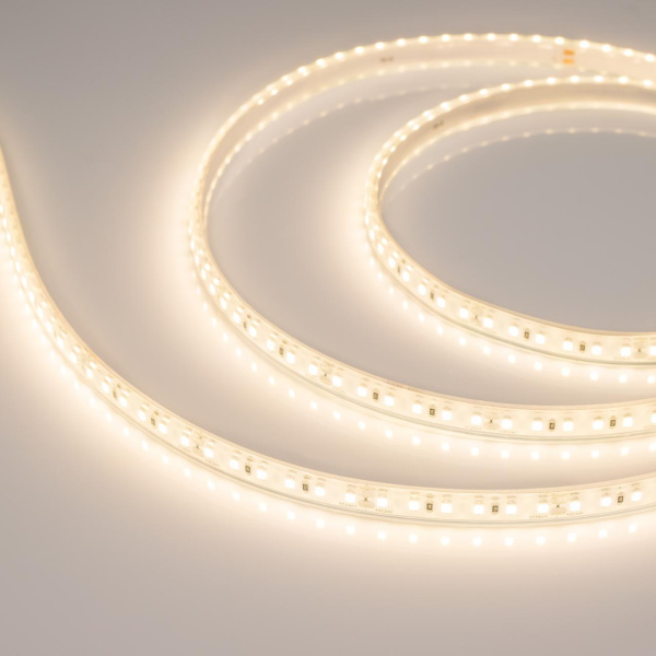 Светодиодная влагозащищенная лента Arlight 16,8W/m 120LED/m 2835SMD теплый белый 5M 029043(3)