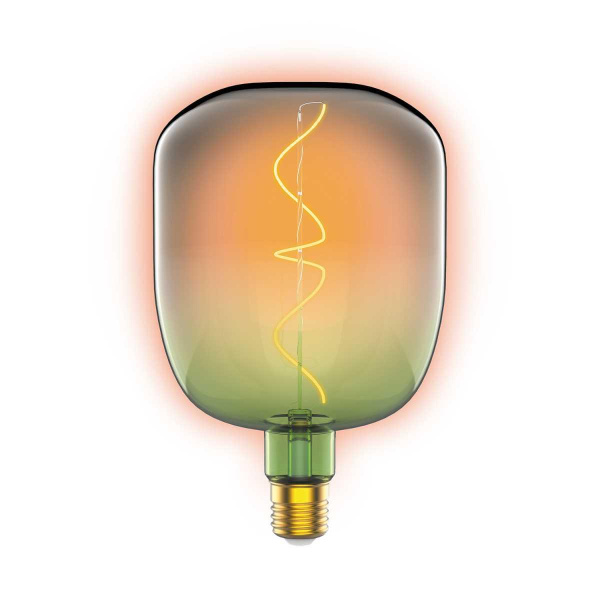 Лампа светодиодная филаментная Gauss E27 5W 1800K зеленая 1009802105