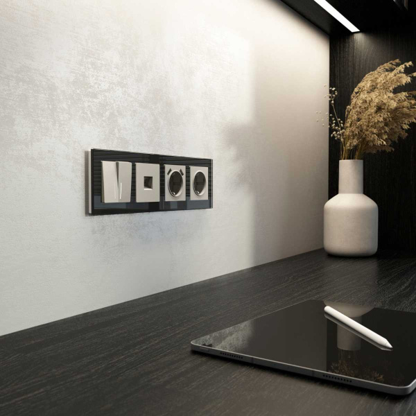 Накладка для розетки USB (дымчатый) W1279504/ a069466