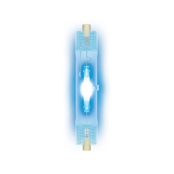 Лампа металлогалогеновая Uniel R7s 70W прозрачная MH-DE-70/BLUE/R7s 04847