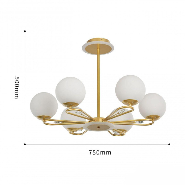 Подвесная люстра Arte Neapolis77138 277138/6 GD