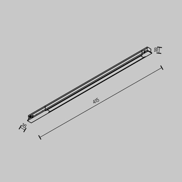 Трековый светильник Maytoni Technical TR231-2-10W3K-B