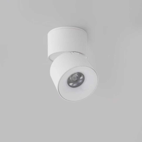 Светильник накладной iLedex Metrica 115-12W-D70-4K-55DG-WH