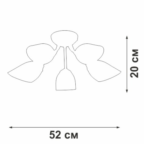 Потолочная люстра Vitaluce V3405/5PL