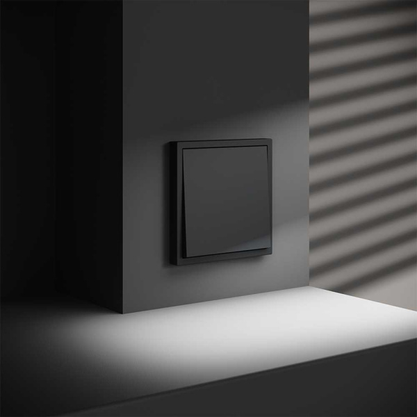 Заглушка Voltum S70 с суппортом, (графит) VLS080107