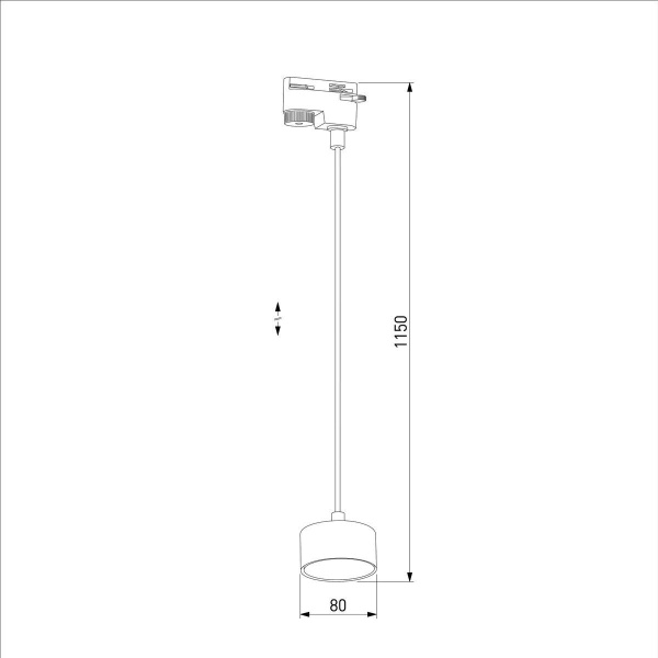 Трековый светильник TK Lighting 4481 Tracer Gold