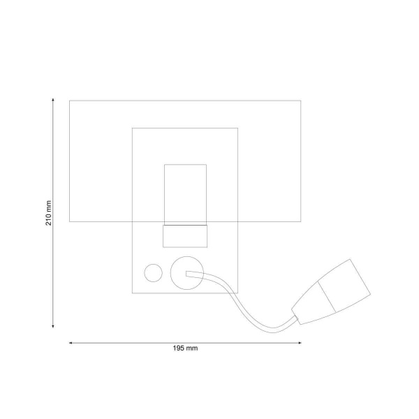 Бра Lucia Tucci Natura W081.2 LED