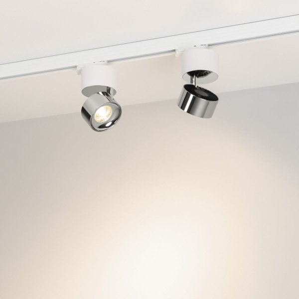 Светильник SP-PLURIO-TRACK-4TR-R77-9W Day4000 (WH-CHR, 36 deg, 230V) Arlight 038104