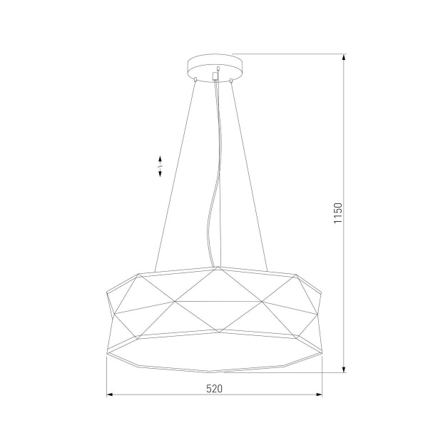 Подвесной светильник TK Lighting 3311 Kantoor White