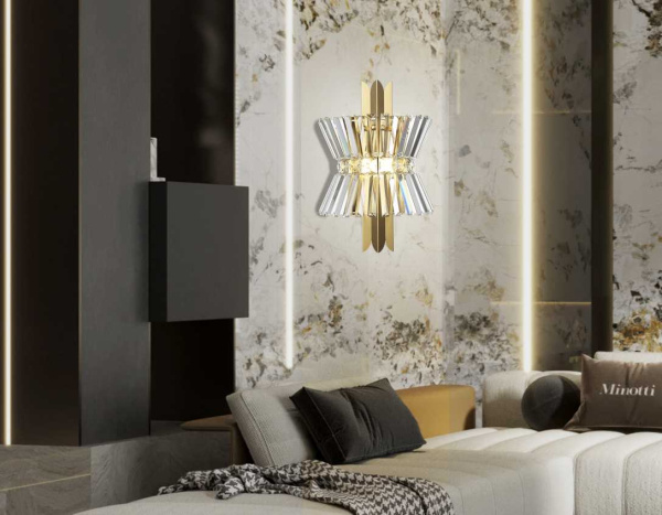 Настенный светильник с хрусталем Ambrella light High Light LH41029