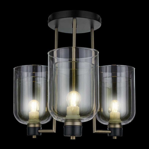 Потолочная люстра 33 ИДЕИ CHN900.03.AMB17.ABL-M05TG