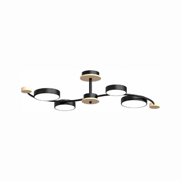 Потолочный cветильник LED4U L3206-800 BK