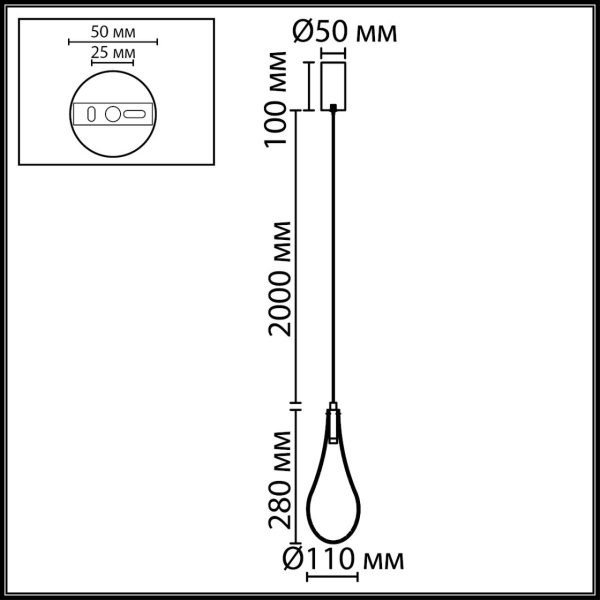 Подвесной светильник Odeon Light Braid L-Vision 7147/5L